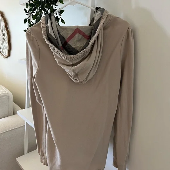 Burberry Beige Hooded Jacket - Picture 3 of 5